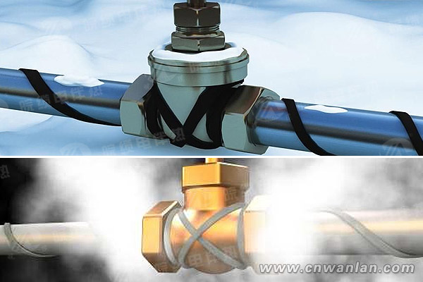 自限温电伴热带家庭用水管防冻保温