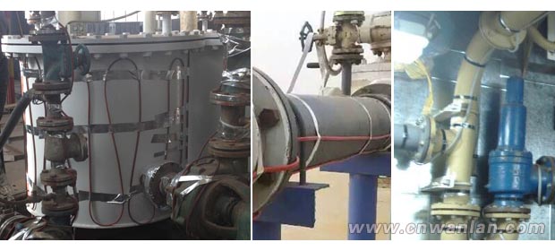 淤浆工艺管道、料罐电伴热